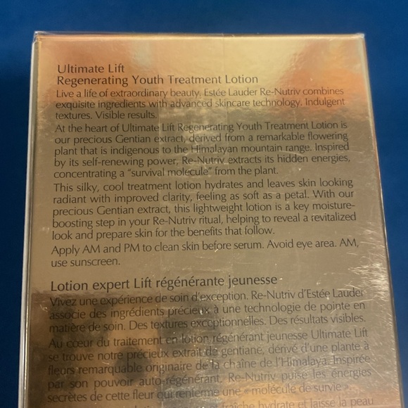 Estee Lauder RE-NUTRIV ULTIMATE LIFT REGENERATING YOUTH TREATMENT LOTION - Picture 7 of 7